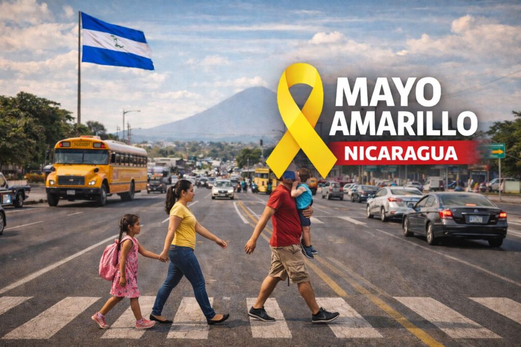 Seguridad vial Nicaragua Mayo Amarillo
