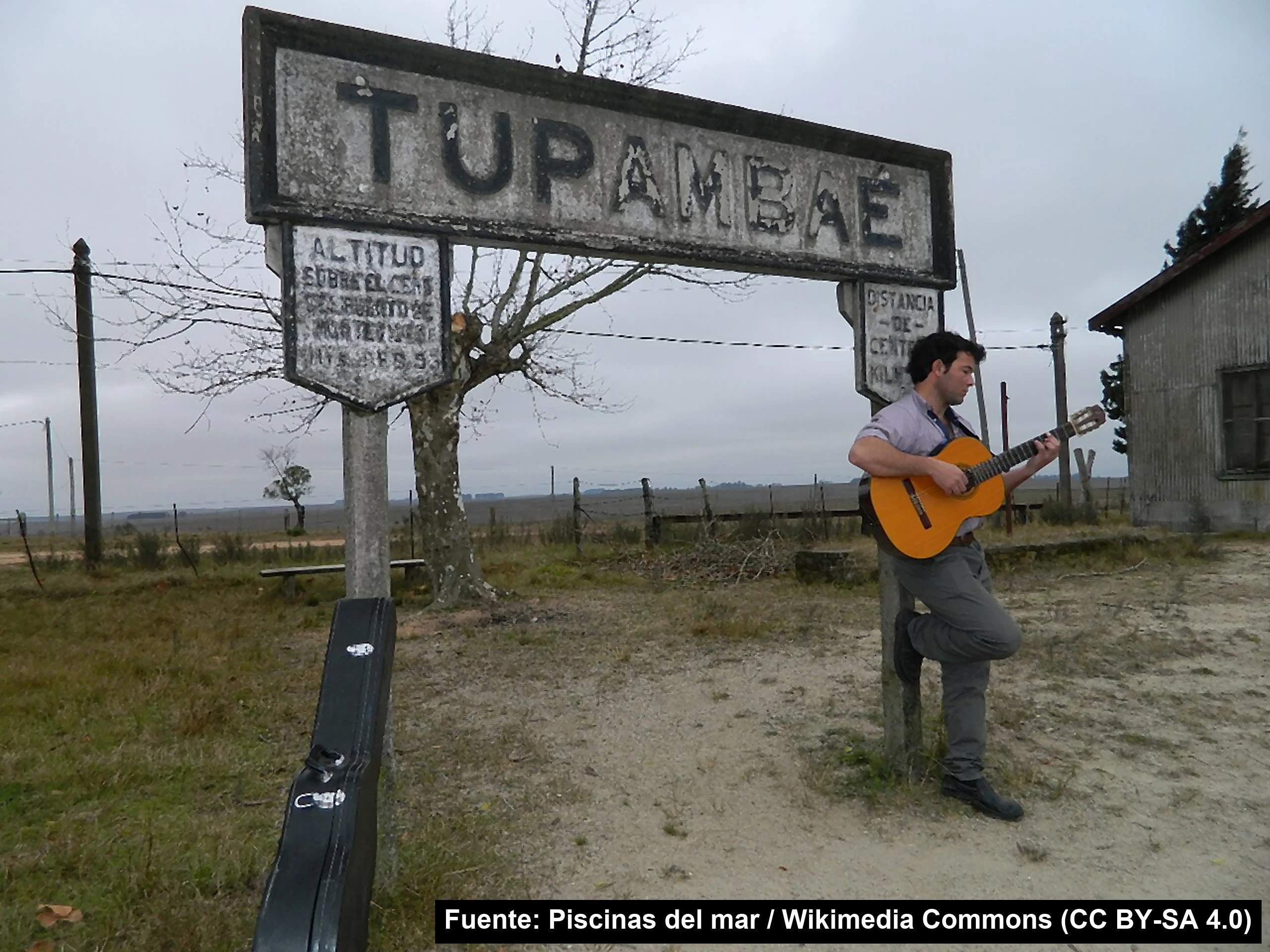Mayo Amarillo en Tupambaé 2 cartel estacion tupambae cerro largo