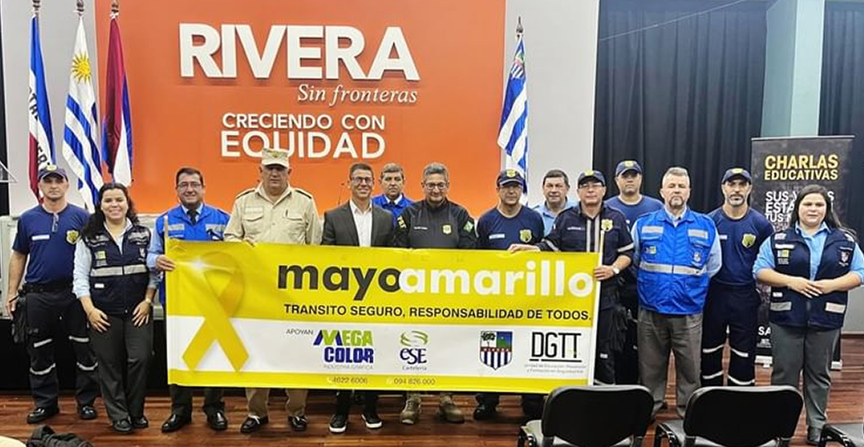 Lanzamiento binacional de Mayo Amarillo 2024 en la Intendencia de Rivera