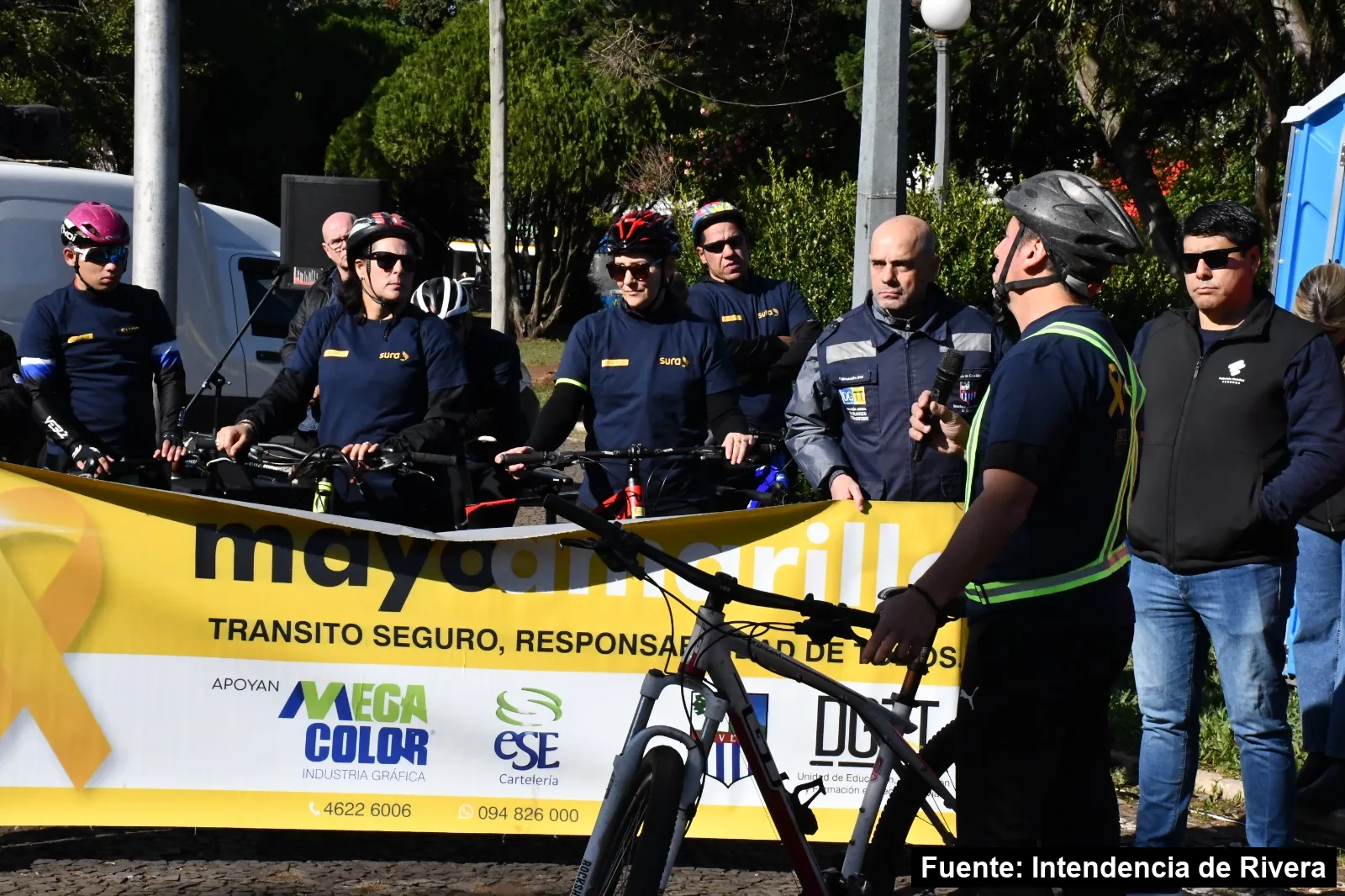 Paseata Ciclística Binacional, cierre de Mayo Amarillo 2025 «Movilidad Humana, Responsabilidad Humana».