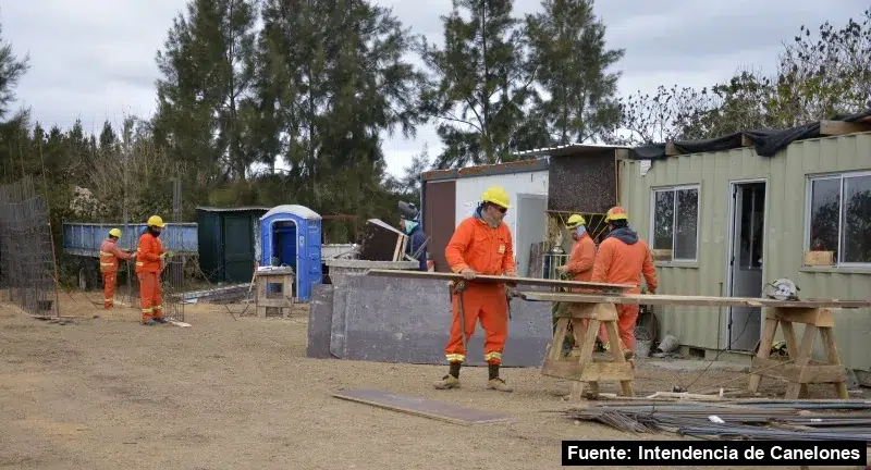 Mayo Amarillo en Las Piedras 15 Comenzó la rehabilitación del puente sobre el arroyo Las Piedras; registro de Intendencia de Canelones