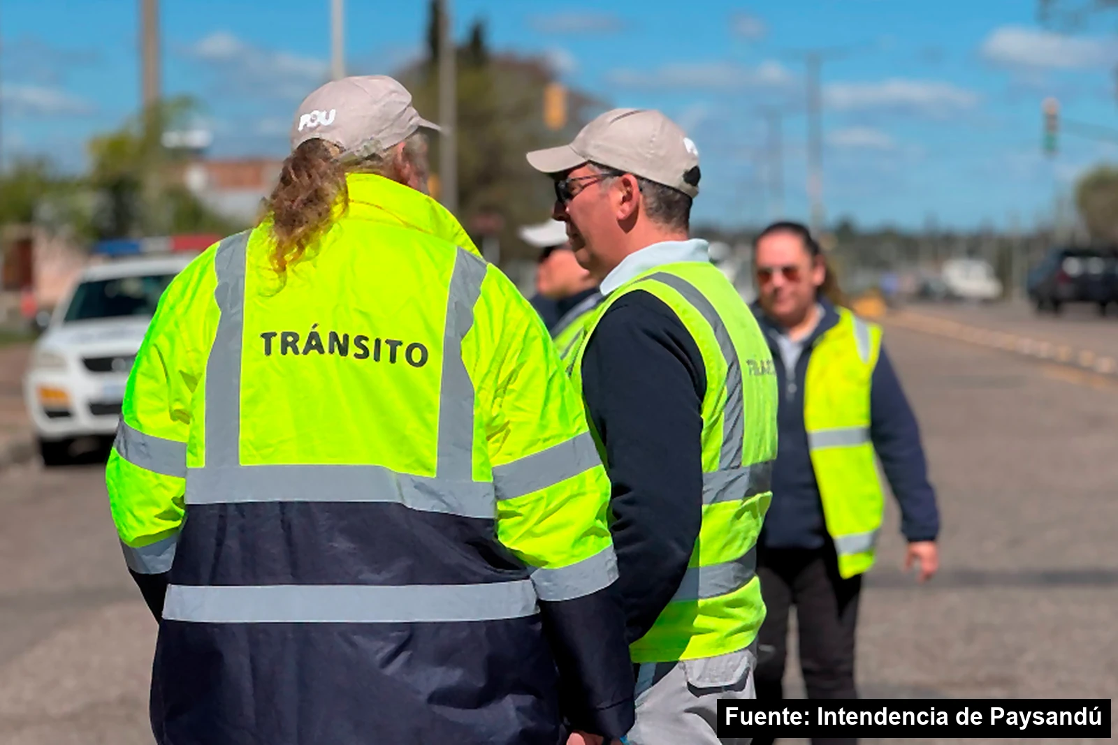 Inspectores durante una jornada de seguridad vial, septiembre de 2026